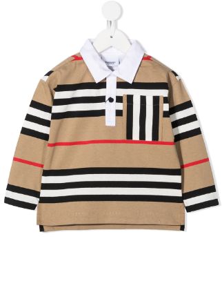 burberry polo shirt kids brown