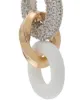 Bottega Veneta crystal-embellished chain earrings