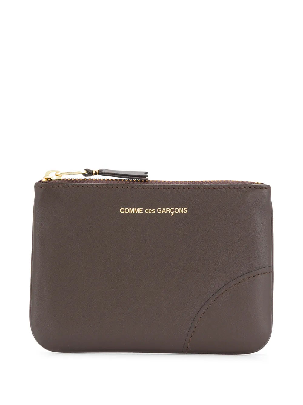 

Comme Des Garçons Wallet cartera con logo y cierre - Marrón