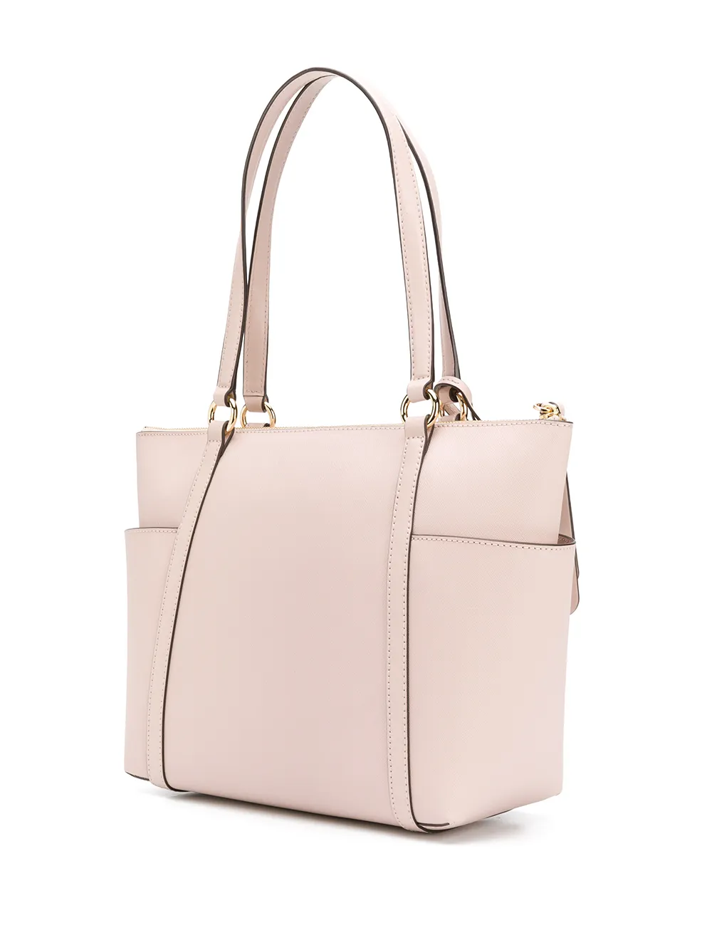  Michael Michael Kors Handtasche Mit Reißverschluss   Rosa 