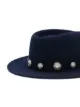 Maison Michel coin-embellished fedora hat