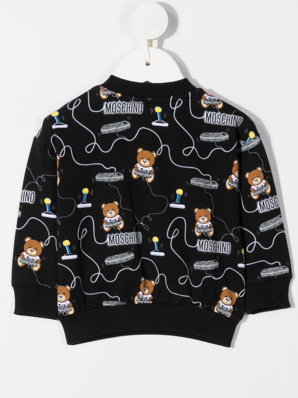 фото Moschino kids толстовка teddy bear с логотипом