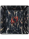Gucci marble-print logo tray - Black