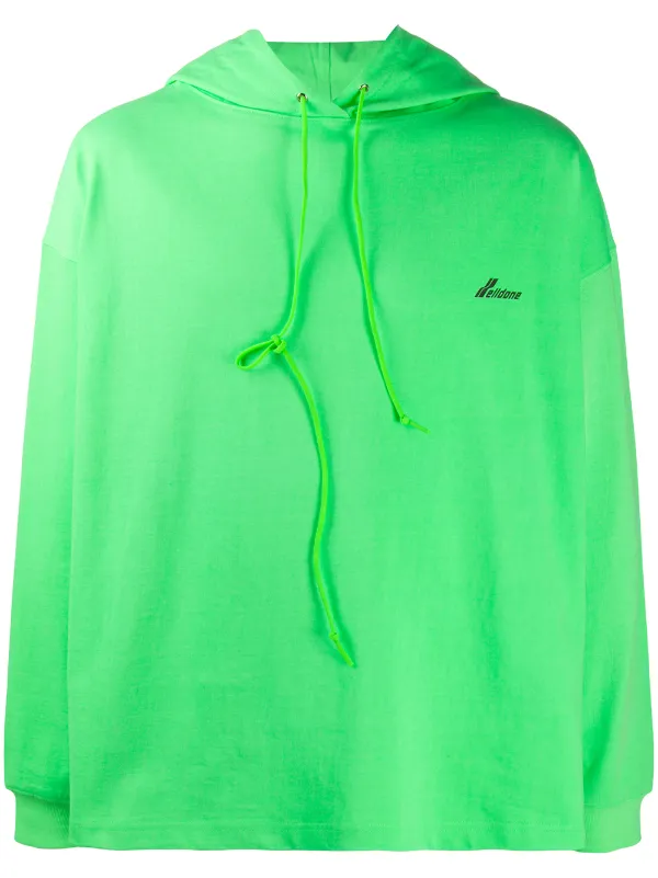green cotton hoodie
