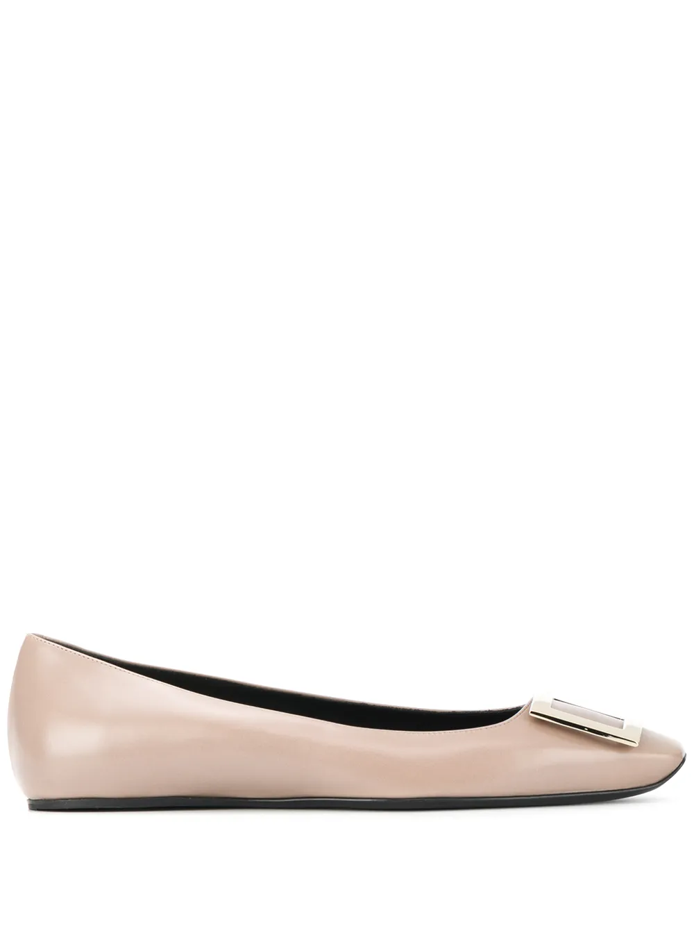 Roger Vivier Daino buckle ballerina shoes | Neutrals | Image 1