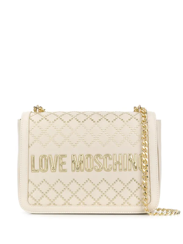love moschino beige bag