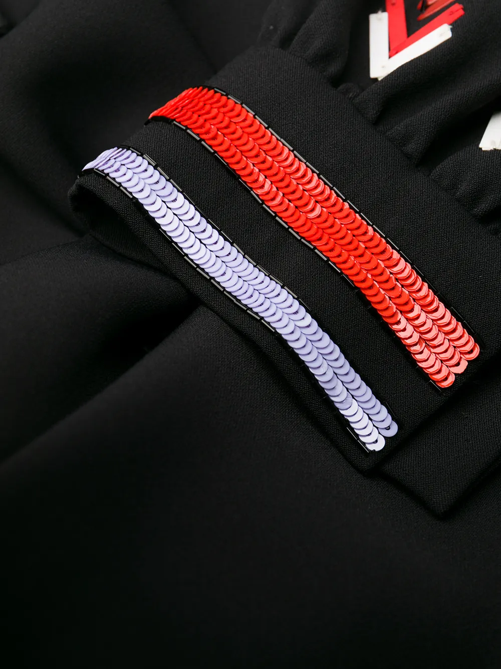Valentino Garavani sequin-detail long-sleeve dress | Image 6