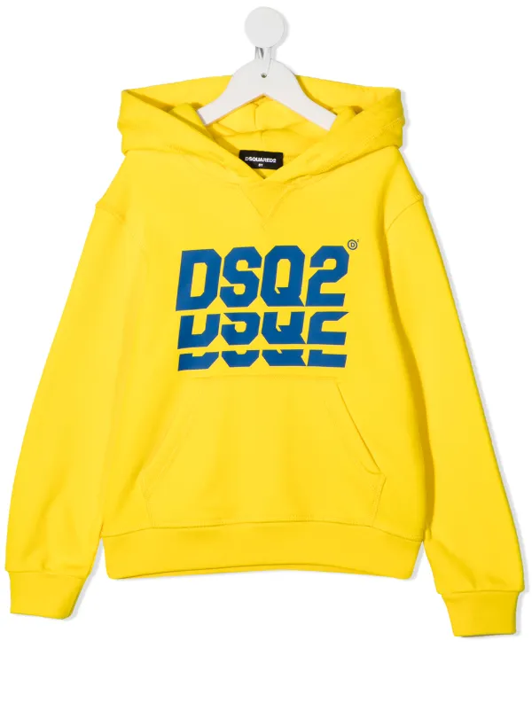 yellow cotton hoodie