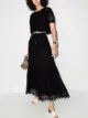 Melissa Odabash off-shoulder embroidered cropped blouse