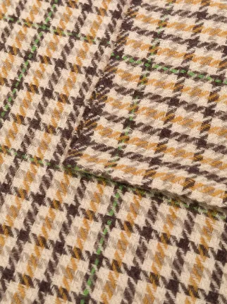 houndstooth check print scarf展示图