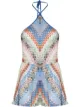 Image 1 of Missoni Mare halterneck backless playsuit