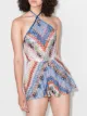 Image 2 of Missoni Mare halterneck backless playsuit