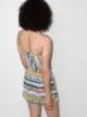 Missoni Mare bandeaux-style chevron print playsuit
