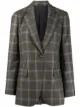 Image 1 of Brunello Cucinelli checked single-breasted blazer