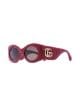 Gucci Eyewear Matelassé oval-frame sunglasses