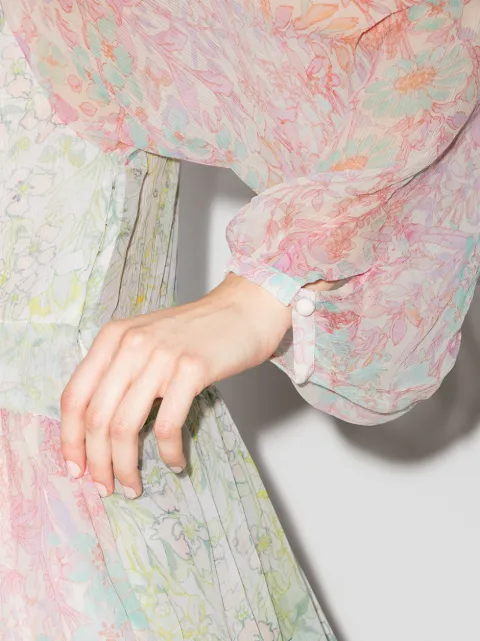 Loveshackfancy Multicolour Glass Floral Print Mini Dress For Women Ld966709 At Farfetch Com