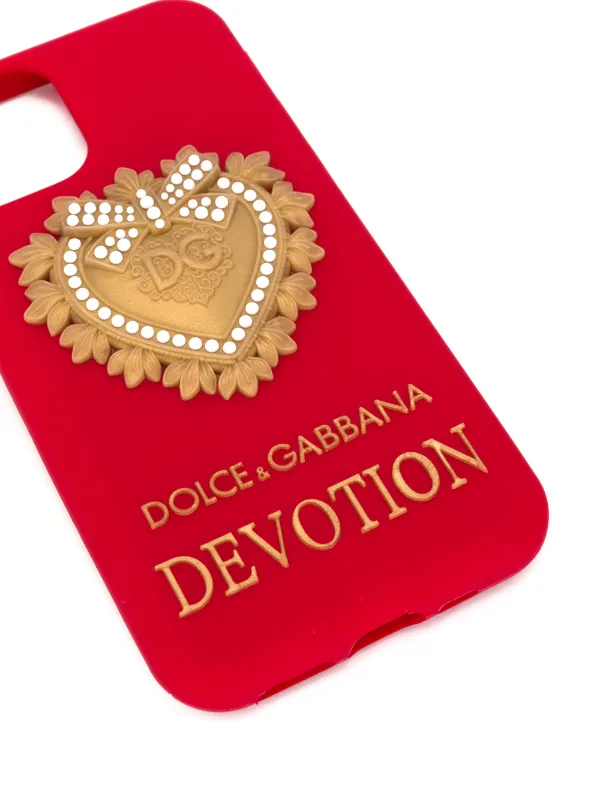 Dolce & Gabbana Devotion iPhone 11 Pro Case | Red | FARFETCH