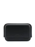 A.P.C. embossed logo stamp cardholder - Black