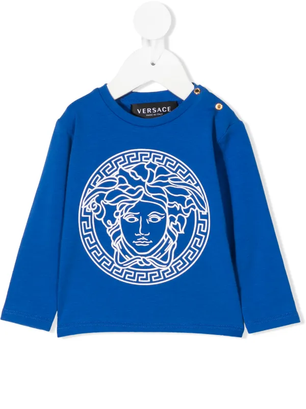 blue versace top