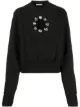 Image 1 of Christopher Kane crystal cut out sweatshirt