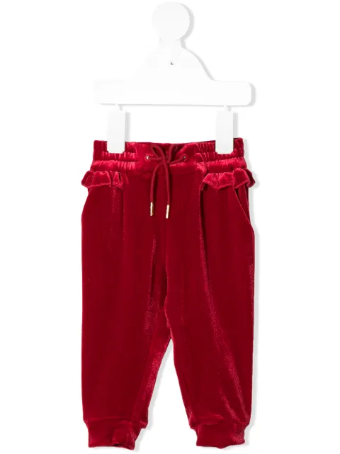 kids velvet pants