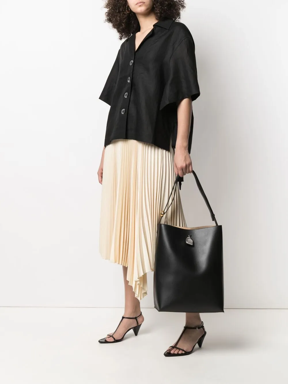 фото Jil sander сумка-тоут с логотипом