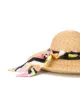 Emilio Pucci sombrero con ribete de mascada