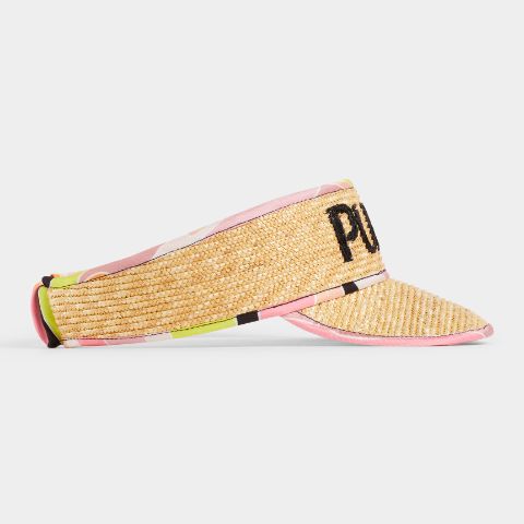 pucci straw visor