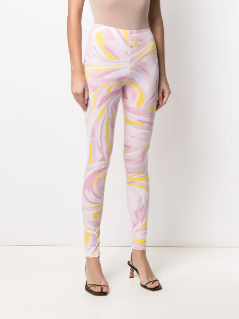 Emilio Pucci abstract-print leggings 