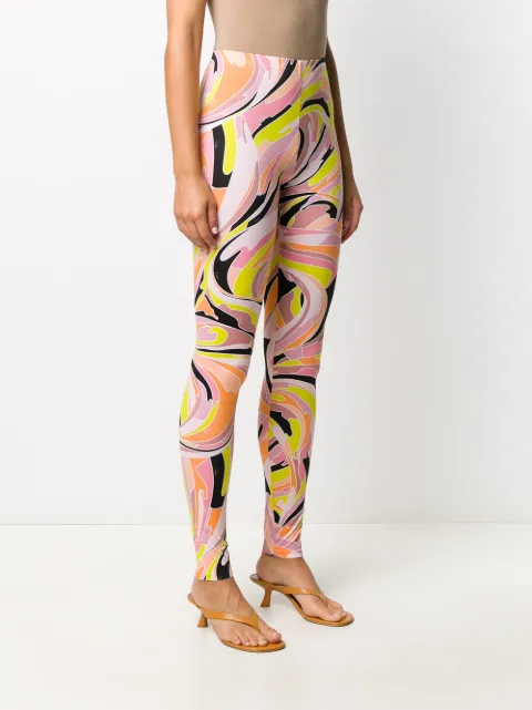 Emilio Pucci Vetrate Print Leggings 
