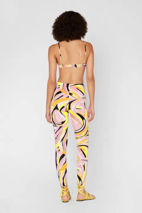 Vetrate Print Leggings in pink | PUCCI