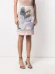 Emilio Pucci Battistero-print straight skirt