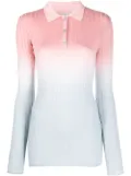 PUCCI ombre ribbed polo shirt - Pink