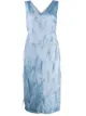 Image 1 of Emilio Pucci feather embroidery midi dress