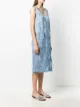 Emilio Pucci feather embroidery midi dress
