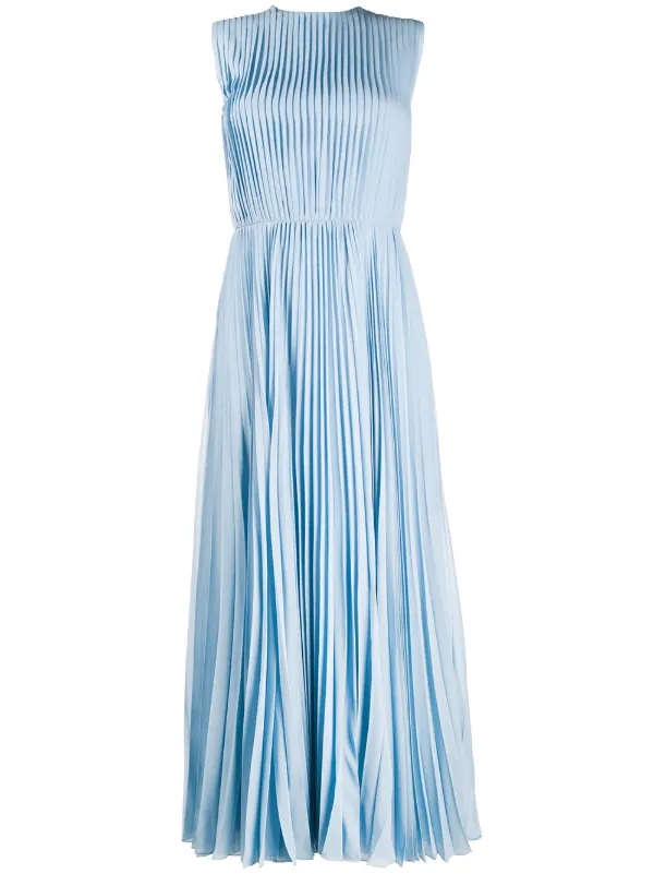 accordion pleats dress