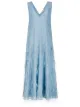 Image 1 of Emilio Pucci feather-detail V-neck evening dress