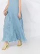 Emilio Pucci feather-detail V-neck evening dress