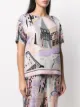 Emilio Pucci Battistero-print silk top