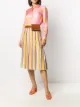 Image 2 of Emilio Pucci striped logo print skirt