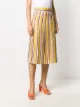 Emilio Pucci striped logo print skirt