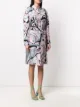 Emilio Pucci Tropico print silk shirt dress