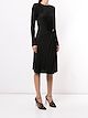 Bally ruched midi dress