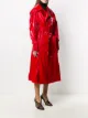 Mugler Trench coat de vinil com cinto
