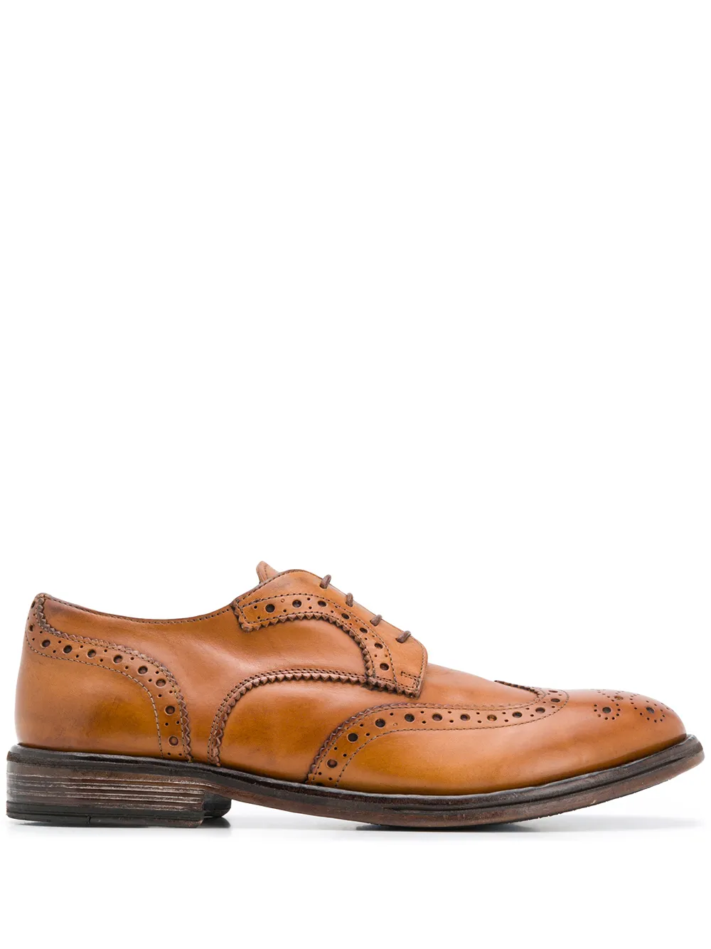 Moma Hancock Derby Shoes In Brown