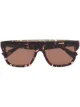 Image 1 of Bottega Veneta Eyewear square-frame tortoiseshell sunglasses