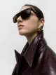 Image 2 of Bottega Veneta Eyewear square-frame tortoiseshell sunglasses