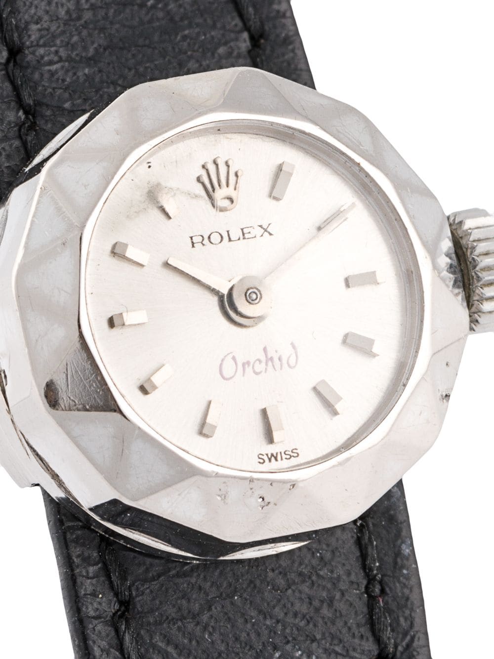 Pre-owned Rolex 1965  Orchid Antique 20mm In Silver