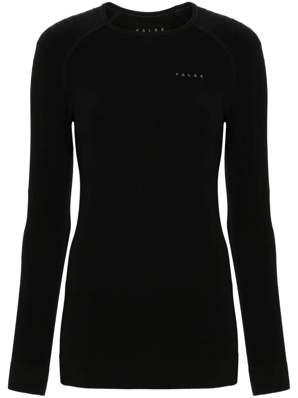 Falke Tech logo-print performance top | Black | Image 1