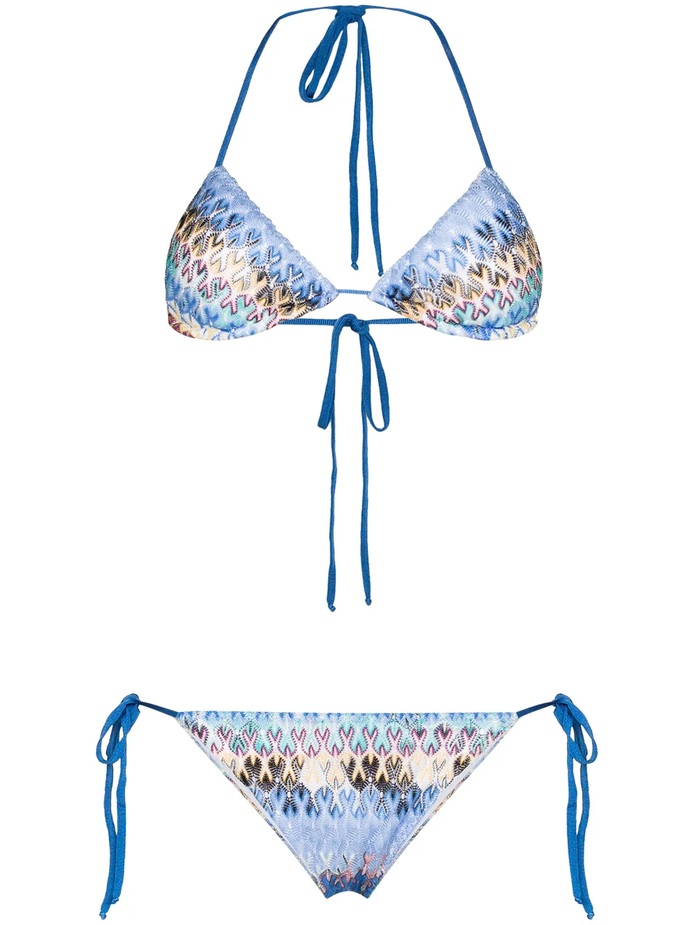 Image 1 of Missoni Mare woven-look triangle bikini